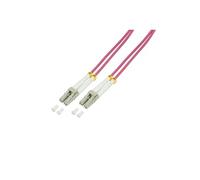 LogiLight Jarretiere Optique Fibre Optique oM4 câble Patch 50125µ-lC-lC - 7,5 m