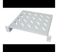 LogiLink ACT111 Étagère rack 1U Acier Gris 256x200x44mm, charge max 25kg, profondeur de montage max 20cm, épaisseur 1.5mm, kit de montage inclus