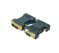 LogiLink AD0001 Adaptateur VGA vers DVI-I Noir, RoHS, interface VGA mâle vers DVI-I femelle, référence AD0001