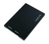 LogiLink AD0019 M.2 (NGFF S-ATA III) to SATA Adapter (2.5 SSD) B + M Key Black