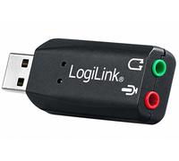 LogiLink Adaptateur audio USB 2.0 vers 2 x 3,5 mm, son 5.1 virtuel