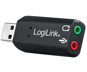 LogiLink Adaptateur audio USB 2.0 vers 2 x 3,5 mm, son 5.1 virtuel