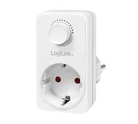 LogiLink Adaptateur de Douille avec variateur d'intensité (molette de réglage), 1 pièce, PA0151