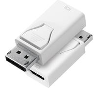 LogiLink Adaptateur DisplayPort 4K vers HDMI blanc