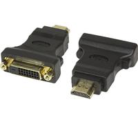 LogiLink Adaptateur HDMI mâle - DVI-D 24+1 femelle noir