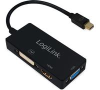 LOGILINK CV0110 - Adaptateur miniDisplayPort < DVI, HDMI, VGA 4K