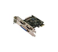 LogiLink PC0033 Carte enfichable sérielle/parallèle parallèle (IEEE 1284), sériel (9 broches) PCIe