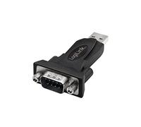 LogiLink Adaptateur série 1x USB 2.0 type A mâle - 1x RS232 mâle - Noir