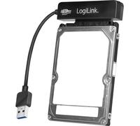 LogiLink Adaptateur USB 3.0 - SATA avec housse de protection noir