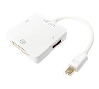 LogiLink Adaptateur vidéo externe Mini DisplayPort vers DVI/HDMI/DisplayPort G