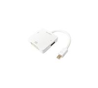 LogiLink Adaptateur vidéo externe Mini DisplayPort vers DVI/HDMI/DisplayPort G