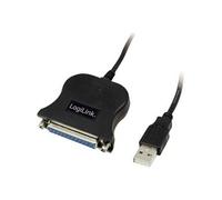 LogiLink Câble USB 1.1 UA0054 – 1x USB type A mâle / SUB‑D 25 pôles femelle – 1,50 m