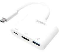 Logilink Adapter USB3.2 Gen1 Typ-C > HDMI+USB-A+USB-C 60W PD