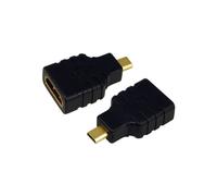 LogiLink AH0010 changeur de genre de câble HDMI D HDMI A Noir