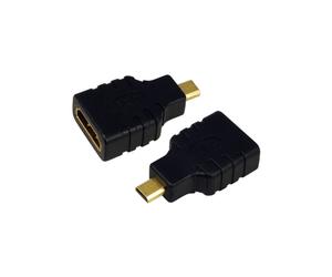LogiLink AH0010 changeur de genre de câble HDMI D HDMI A Noir