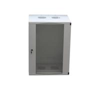 LogiLink Professional W12F64G Boîtier Mural Monobloc 19" Gris