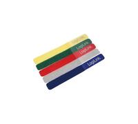 LogiLink - Attache câble - gris, bleu, jaune, rouge, vert (pack de 5)