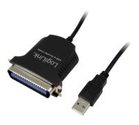 LogiLink AU0003C Adaptateur USB 2.0 1,50 m Noir