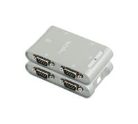 LogiLink AU0032 Adaptateur d'interfaces Gris - Compatibilité Windows XP/Vista/7/8 - Code SH 84733020