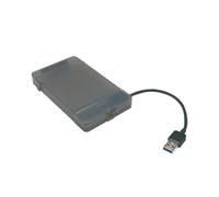 LogiLink AU0037 Boîtier de disques de stockage Boîtier disque dur/SSD Gris 2.5