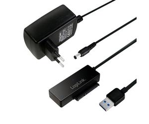 LogiLink AU0050 Station d'accueil de disques de stockage USB 3.2 Gen 1 (3.1 Gen 1) Type-A Noir