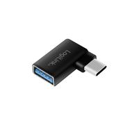LogiLink USB 3.0 Adaptateur [1x USB 3.0 Femelle Type A - 1x USB 3.0 mâle Type C] AU0055 coudé à 90° vers la Droite