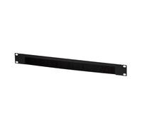 LogiLink Barre de Brosse pour Armoire réseau/Serveur pour Passage de câbles avec Protection 1 HE (unité de Hauteur) - Couleur : Noir