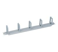 LogiLink - Barre de gestion de câble de rack - gris clair, RAL 7035