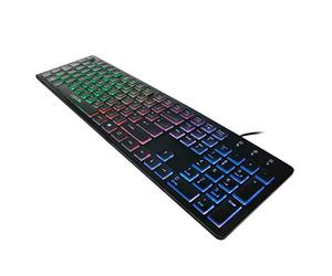 Logilink Beleuchtete TastaturUSB 1.1,Le Regenbogenbeleuch, ID0138 (1.1,Le Regenbogenbeleuch)