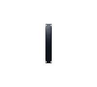 LogiLink Blank Panel - Panneau d'obturation pour rack - noir, RAL 9005 - 1U - 10"