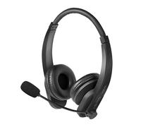 LogiLink Bluetooth Stereo Headset, Microphone Black Standard