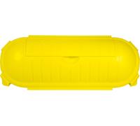 LogiLink boîte de sécurité, pour connecteurs de câbles, jaune