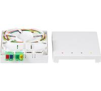 LogiLink Boîte d'épissure FTTH 2x LCD/APC 30 m de câble de pose blanc