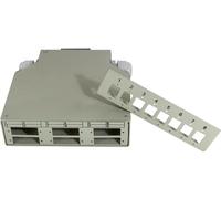 LogiLink Boîte d'épissure pour rails DIN pour coupleur LC ou SC