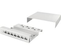 LogiLink Boîtier de point de consolidation 8 ports gris clair