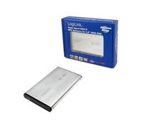 LogiLink - Boitier externe - 2.5" - SATA 3Gb/s - 300 Mo/s - USB 3.0 - argent