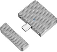 LogiLink Boîtier externe SSD USB-C - PCIe NVMe argent
