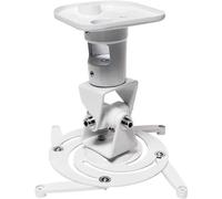 LogiLink Support plafond pour projecteur BP0003, inclinable, rotatif, blanc