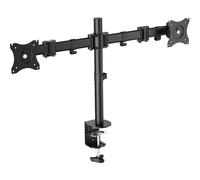 LogiLink BP0022 2 prises Support de table pour écran 33,0 cm (13"") - 68,6 cm (27"") inclinable + pivotable