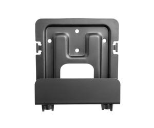 LogiLink BP0049 Kit d'Extension Moniteur Acier Noir (128x46x140mm), Charge Max 1kg, Gestion Câbles, Profondeur Réglable, Visserie Incluse