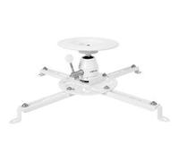 Logilink Bp0056 Support Pour Vidéo-projecteur Et De Jusqu'à 25 Kg, Longueur Des Bras 135 Mm Blanc Blanc G