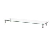 LogiLink Support d'écran plat BP0060 – Autonome, 20 kg, Réglable, Inox/Transparent