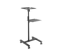 LogiLink BP0069 Support Laptop Gris : Acier & Plastique, Largeur 502mm, Profondeur 455mm, Hauteur ajustable 950-1450mm, Charge max 10kg