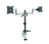 LogiLink BP0077 Support de Bureau Double (13-27"), Bras 342 mm Noir