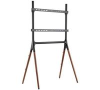 LogiLink BP0078 Support pour téléviseur 4"-70" Pieds en Bois de Noyer 3174