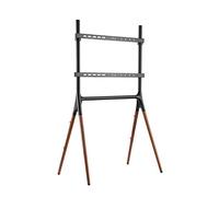 LogiLink Support pour téléviseur BP0078 4"-70" Pieds en bois de noyer Noir 124,46-177,80 cm
