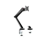 LogiLink BP0091 Support Bureau pour Écran 17-32" (43.2-81.3cm), Pince, VESA 75x75/100x100, Inclinaison -40/+40°, Pivot -90/+90°, USB 3.2 Gen 1