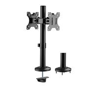 LOGILINK BP0109 - Support de moniteur, 2 écrans, 17-32'', 52 mm, montage sur table
