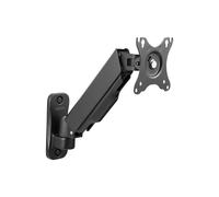 LogiLink BP0144 Support Mural Orientable pour Écran 17-32" (43-81cm), VESA 75/100mm, Charge Max 9kg, Inclinaison -45°/+90°, Rotation 360°, Noir