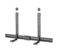 Logilink BP0205 Support Universel pour Barre de Son, 86-155 mm de Profondeur, Noir